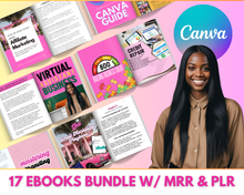 Load image into Gallery viewer, 17 EBOOKS BUNDLE W/ MRR-PLR
