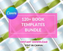 Load image into Gallery viewer, 120+ BOOK TEMPLATES BUNDLE
